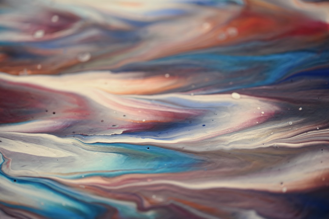 Colorful liquid painting background